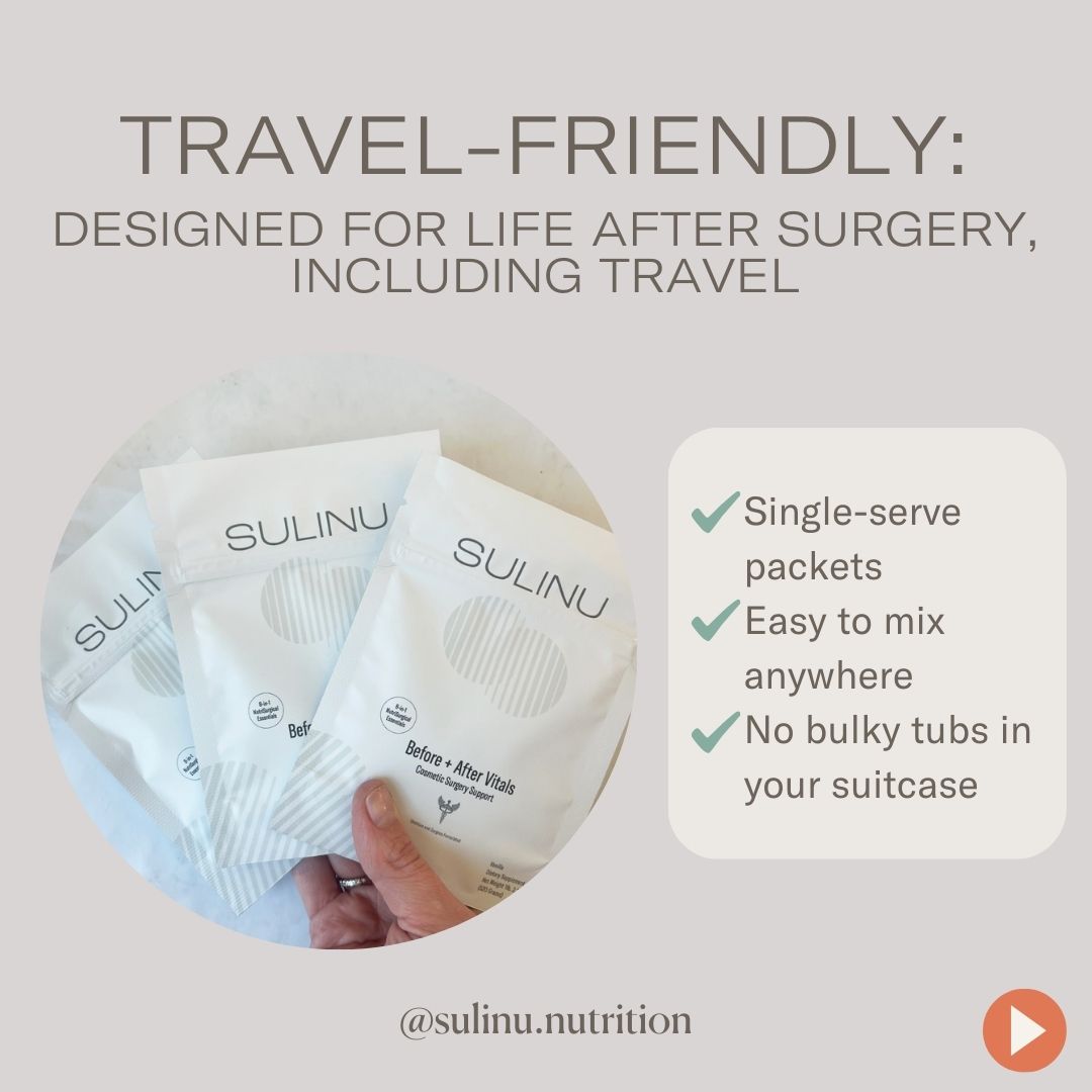 Travel Packs- Set of 3- Single Serving Before + After Vitals