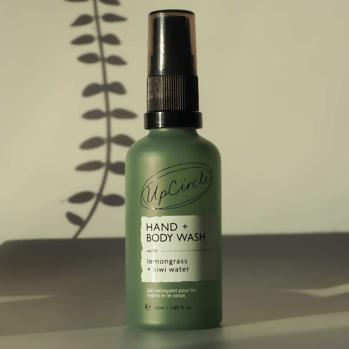 Natural Hand + Body Wash with Lemongrass - Travel Size