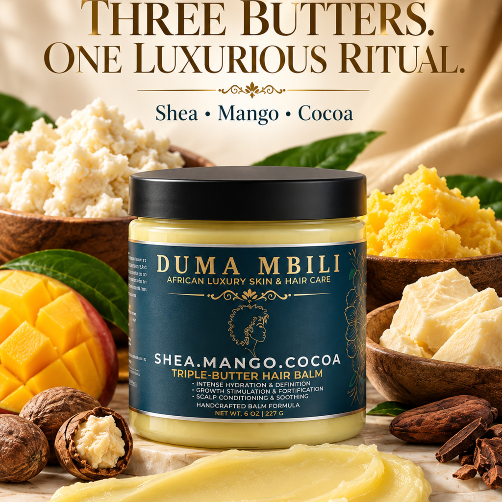 Duma Mbili Shea • Mango • Cocoa Triple-Butter Hair Balm