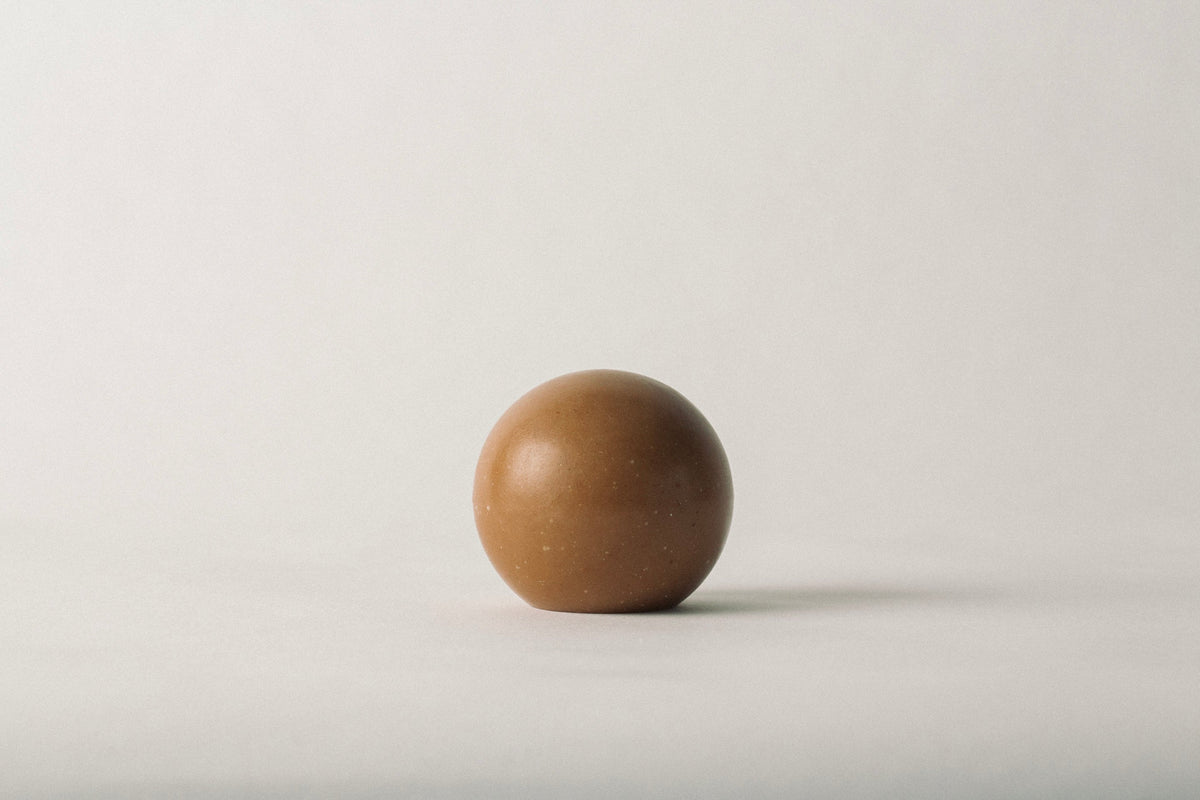 Desert Rose – Red Clay Sphere Soap | Floral & Cacao Butter Infusion