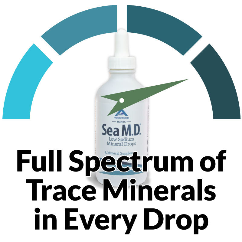 Sea M.D. Refill Size Concentrated Trace Mineral Drops 550 mL (18.6 fl.oz.)