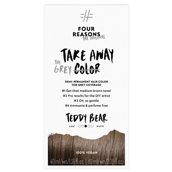 Fragrance Free Hair Color Teddy Bear - 6.0 Medium brown with gray coverage