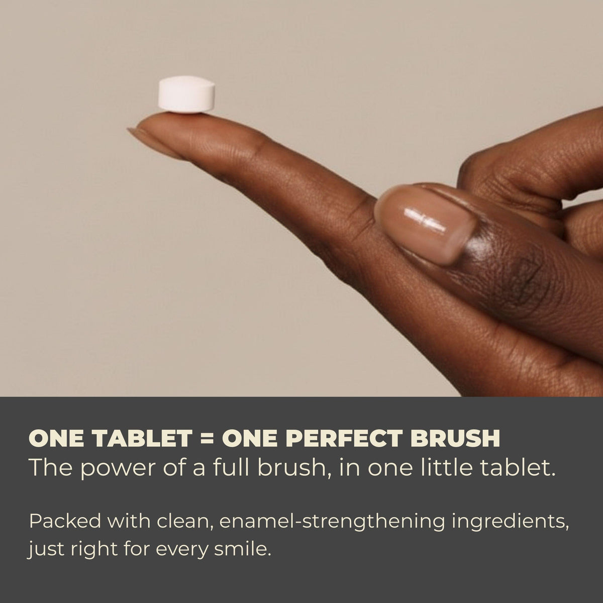 Fluoride-Free Cool Mint Toothpaste Tablets – 1-Month Supply | 5% nHAp