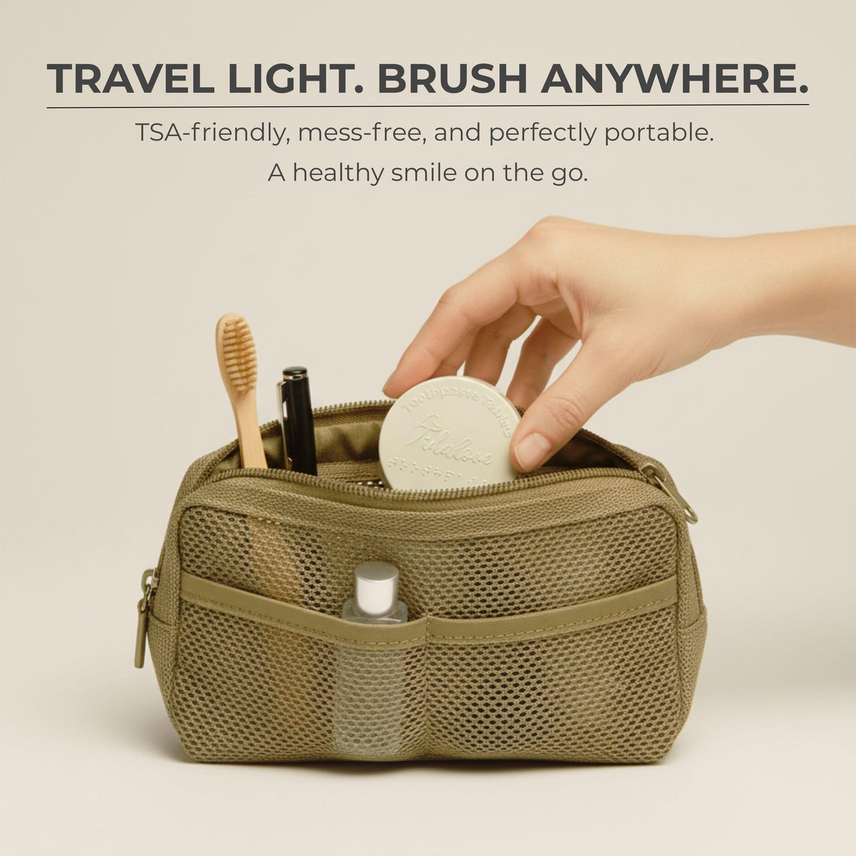 Fluoride-Free Cool Mint Toothpaste Tablets – 1-Month Supply | 5% nHAp