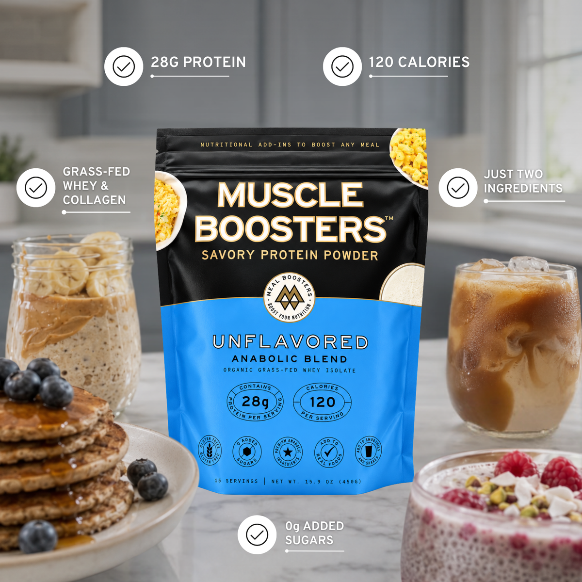Muscle Boosters Unflavored - Anabolic Blend