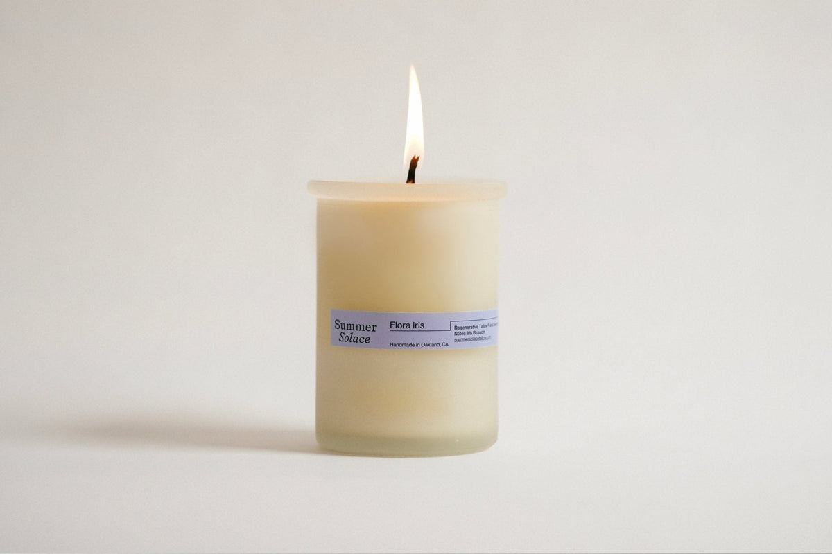 Flora Iris – Tallow Candle with Orris & Palo Santo | 6 oz