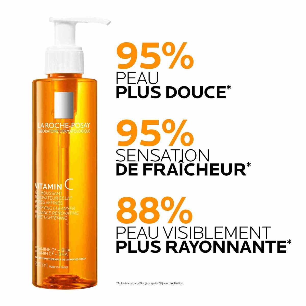 La Roche-Posay Vitamin C Radiance Renewing Foaming Gel Refined Pores