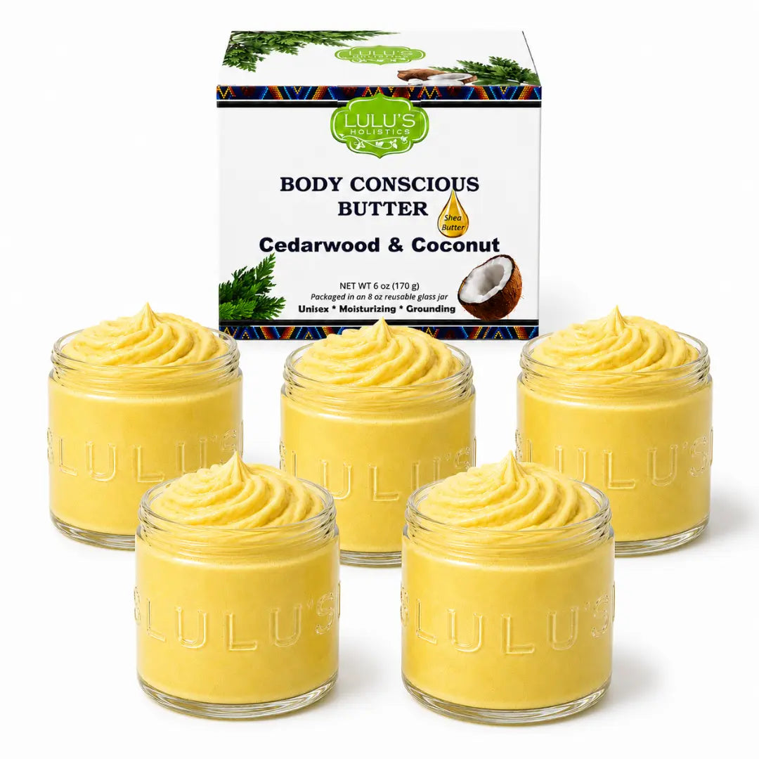Lulu's Holistics Rosewater Whipped Body Butter – Hydrating, Skin-Softening Care