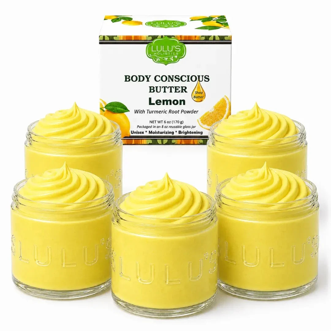 Lulu's Holistics Lemon Turmeric Whipped Body Butter – Target Uneven Tone & Glow