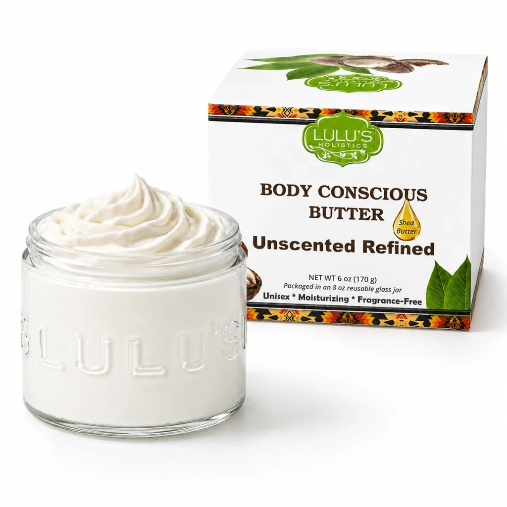 Lulu's Holistics Refined Unscented Whipped Body Butter – Gentle, Everyday Hydration