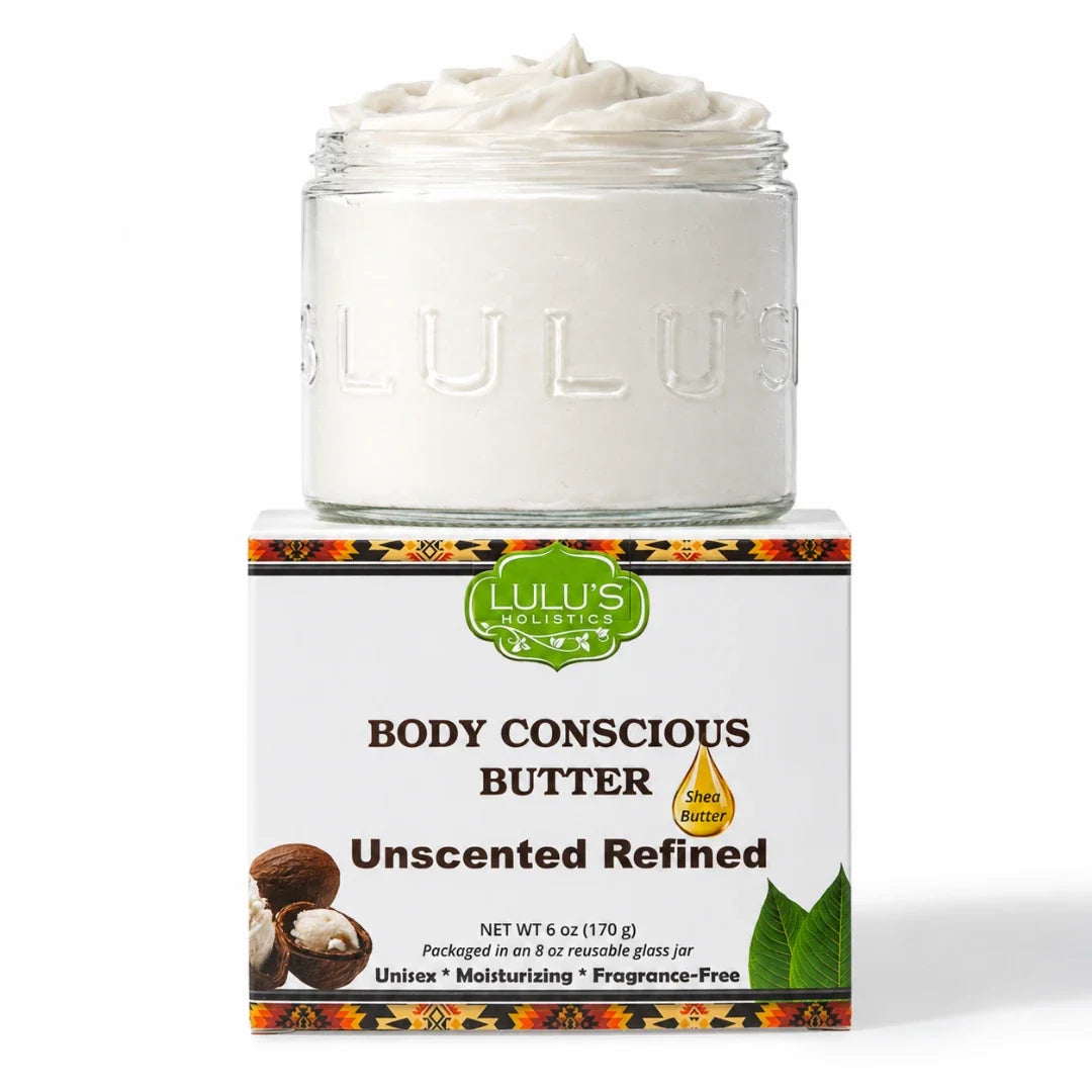 Lulu's Holistics Refined Unscented Whipped Body Butter – Gentle, Everyday Hydration