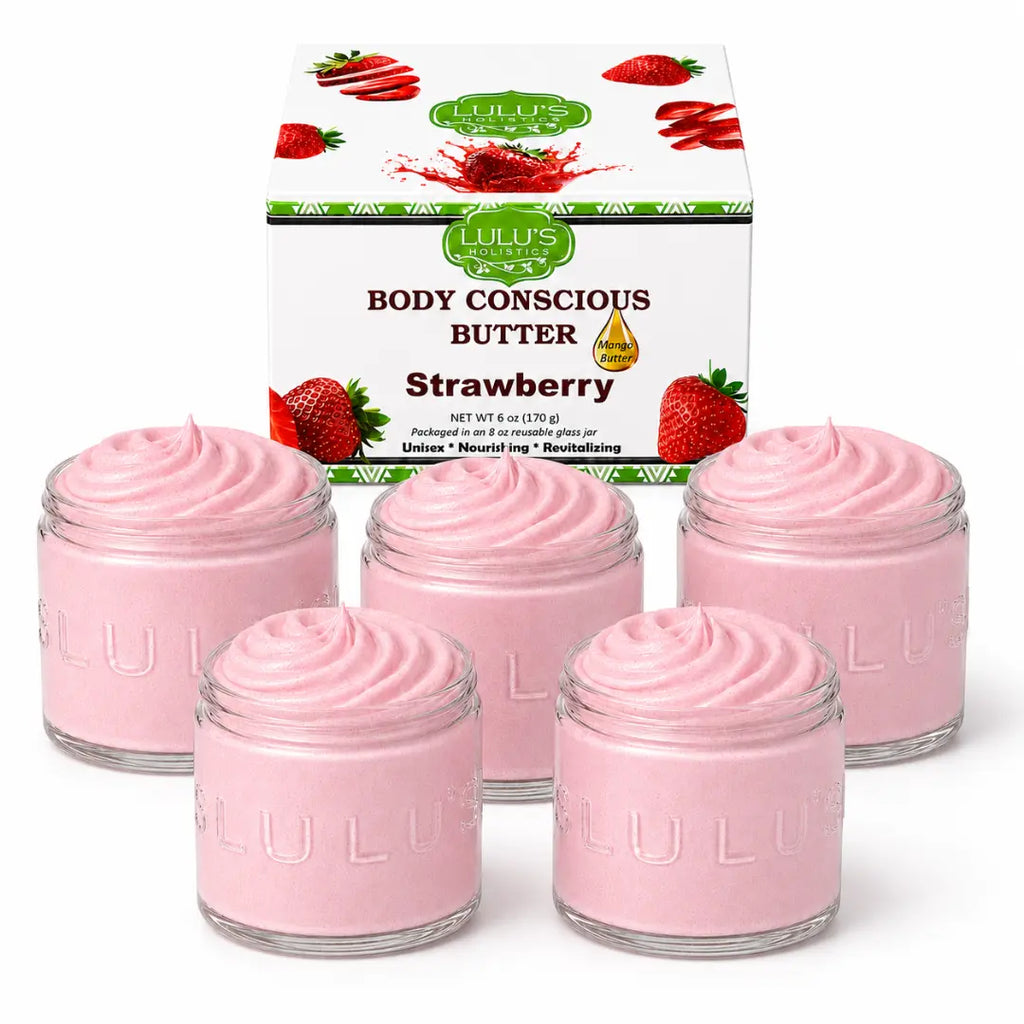 Lulu's Holistics Pear & Moringa Whipped Mango Body Butter – Non-Greasy, Radiant Skin