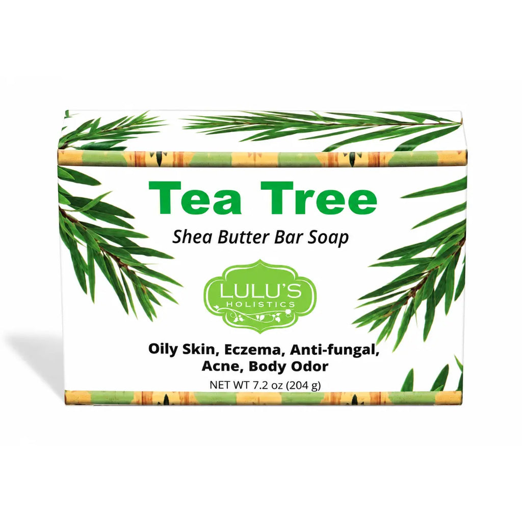 Lulu's Holistics Tea Tree Shea Butter Bar Soap – Clarifying Cleanse