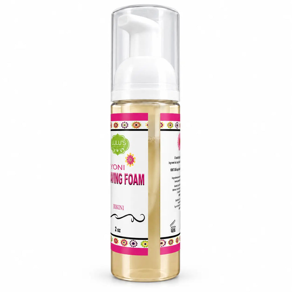 Lulu's Holistics Rose & Aloe Comfort-Glide Bikini Line Shaving Foam (2oz)