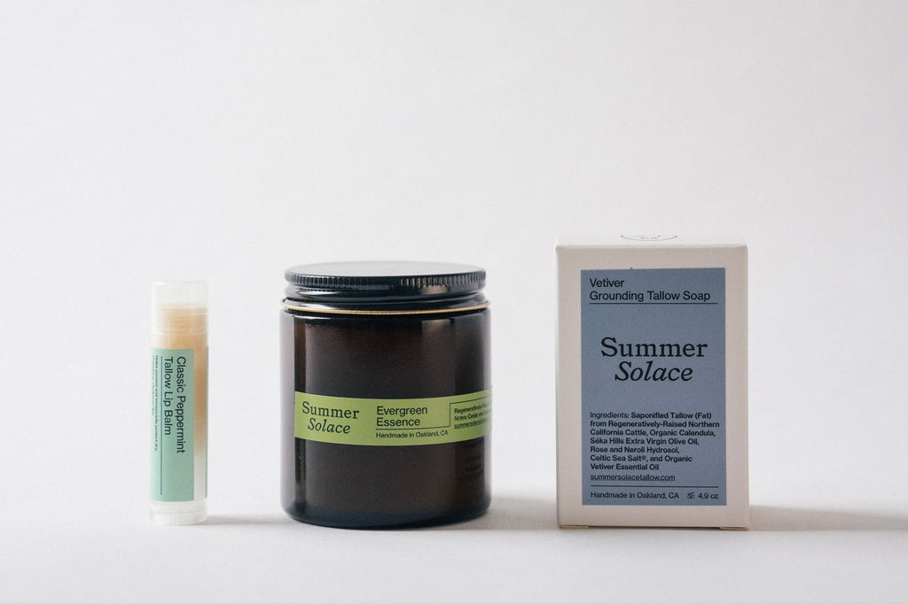 The Moon Collection | Calming Tallow Skincare & Candle