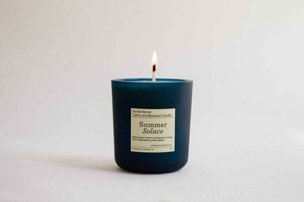 Vanilla Nectar – Tallow & Beeswax Candle with Peru Balsam | 8.5 oz